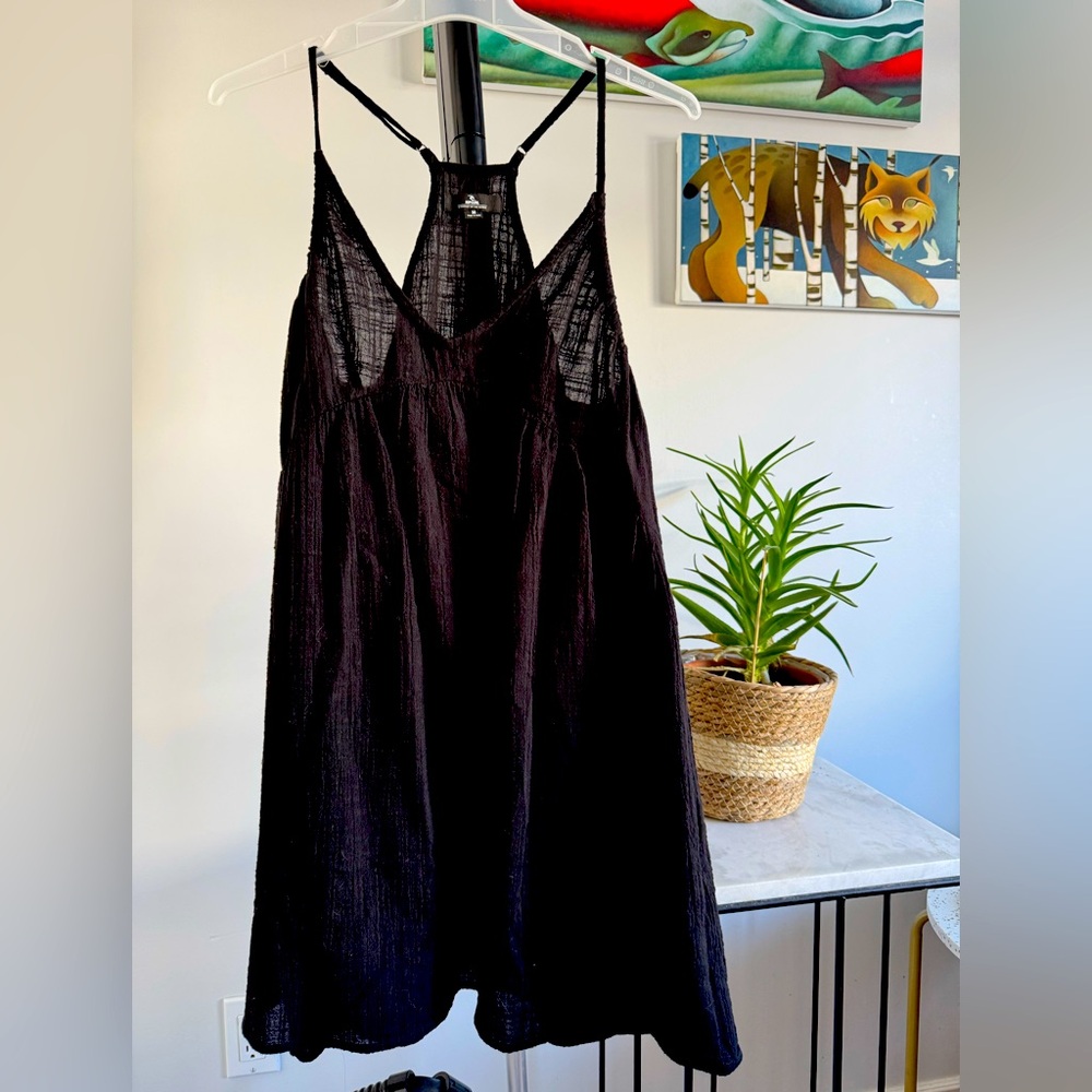 Ripcurl dress/beach coverup medium black